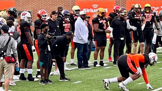 Tomlin's keeping close eye on needs at Senior Bowl taken in Mobile, Ala. (Steelers)